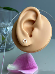 “Horseshoe Glow” Earrings - 14k Gold