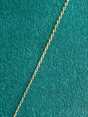 “Daily Dainty”  Cable Chain – 14k Gold