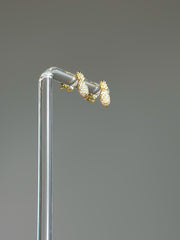 “Pineapple Pop” Earrings - 14k Gold