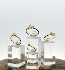 14k Gold “Wings of Light” Ring