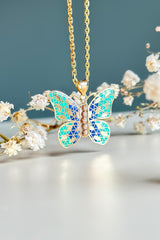 “Whimsy Flutter” Pendant - 14k Gold