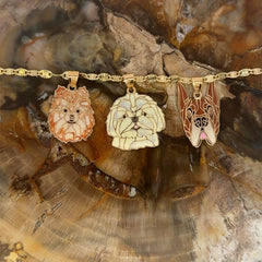 “Puppy Love” Pendant - 14k Gold