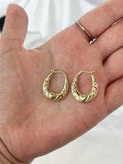 “Romance Hoops” Earrings - 14k Gold