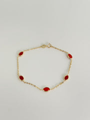 14k Gold “Red Desire” Set