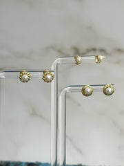 “Classic Pearl” Earrings - 14k Gold