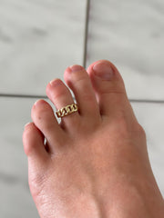 14k Gold “Twisted Breeze” Ring