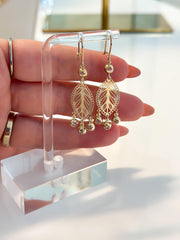 “Autumn Leaves” Earrings - 14k Gold