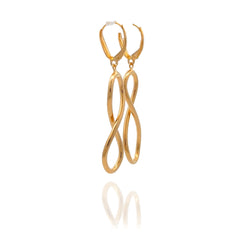 “Infinity Loop” Earrings - 14k Gold