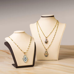 “Hamsa Hand” Pendant - 14k Gold