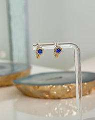 “Royal Spark” Earrings - 14k Gold