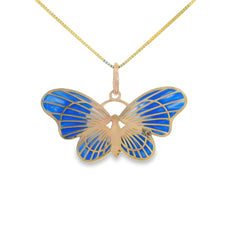 “Butterfly Dreams” Pendant - 14k Gold