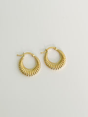 “Golden Stripes” Earrings - 14k Gold