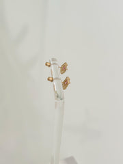 “Modern Spark” Earrings - 14k Gold