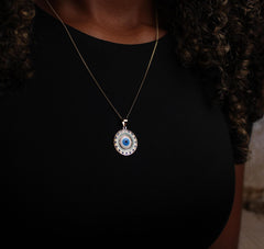 “Protective Eye” Pendant – 14k Solid Gold