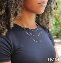 “Cuban Link” Chain - 14k Gold