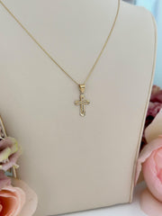 “Sacred Sparkle” Pendant - 14k Gold