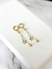 “Starry Drop” Earrings - 14k Gold