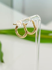 “Petite Twist” Earrings - 14k Gold