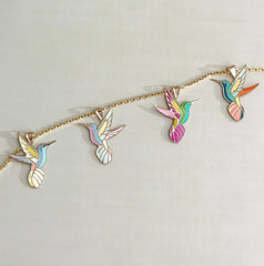 “Humming Bird” Pendant - 14k Gold