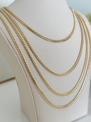 “Statement Cuban” Chain – 14k Solid Gold
