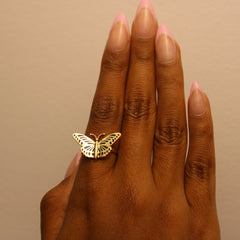14k Gold “Mariposa” Ring