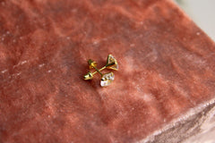 “Shimmer Studs” Earrings - 14k Gold
