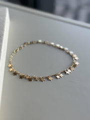 “Starlight” Anklet - 14k Gold