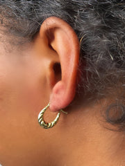 “Petite Heart” Earrings - 14k Gold
