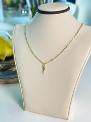 “ Italian Cornicello” Pendant - 14k Gold