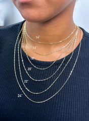 “Everyday Paperclip” Chain - 14k Gold