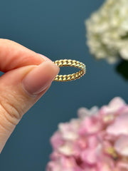 “Chain Link” Ring - 14k Gold