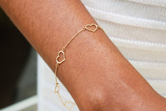 “Dainty Love” Bracelet - 14k Gold