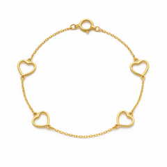 “Dainty Love” Bracelet - 14k Gold