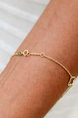 “Dainty Clover” Bracelet - 14k Gold