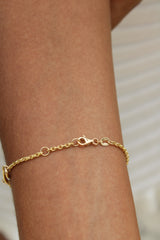 “Infinite” Bracelet - 14k Gold