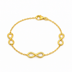“Infinite” Bracelet - 14k Gold
