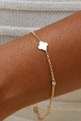 “Sweet Clover” Bracelet - 14k Gold