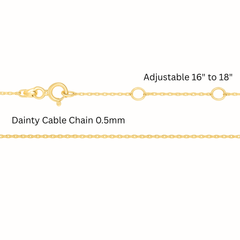 “Banana Bliss” Pendant – 14k Solid Gold