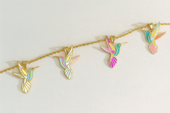 “Humming Bird” Pendant - 14k Gold