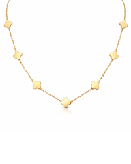 “Everyday Clover” Necklace – 14k Solid Gold