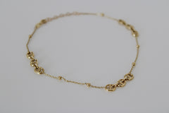 “Mariner Anklet” – 10k Solid Gold