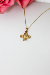 “Travel Lover” Pendant – 14k Solid Gold