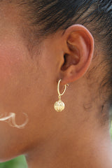 Timeless Dangle Ball Earrings – 10k Gold