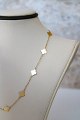 “Everyday Clover” Necklace – 14k Solid Gold
