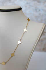 “Everyday Clover” Necklace – 14k Solid Gold