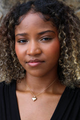 “Puffed Heart” Pendant – 10k Solid Gold