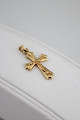 “Protective Cross” Pendant – 10k Solid Gold