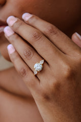 “Forever Spark” Engagement Ring – 2.59CT Lab Diamond