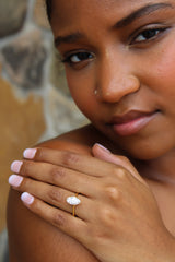 “Signature Marquise” Engagement Ring – 1 CT or 2 CT Lab Diamond