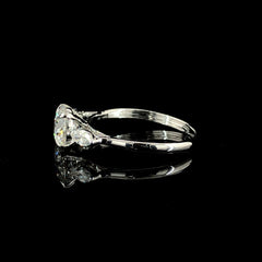 “Marquise Accents” Engagement Ring – 2.63CT Lab Diamond
